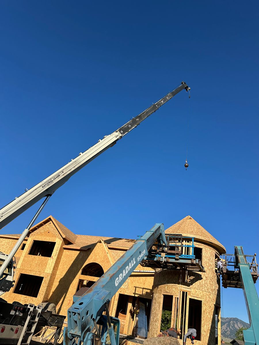 Custom Home Framing for D & D Builders in Boulder, CO