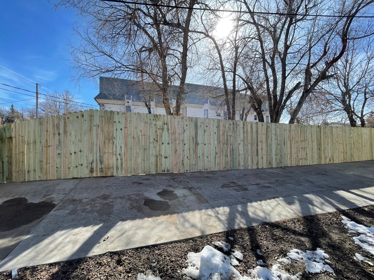 Residential Fence for DS Industries in Gillette, WY