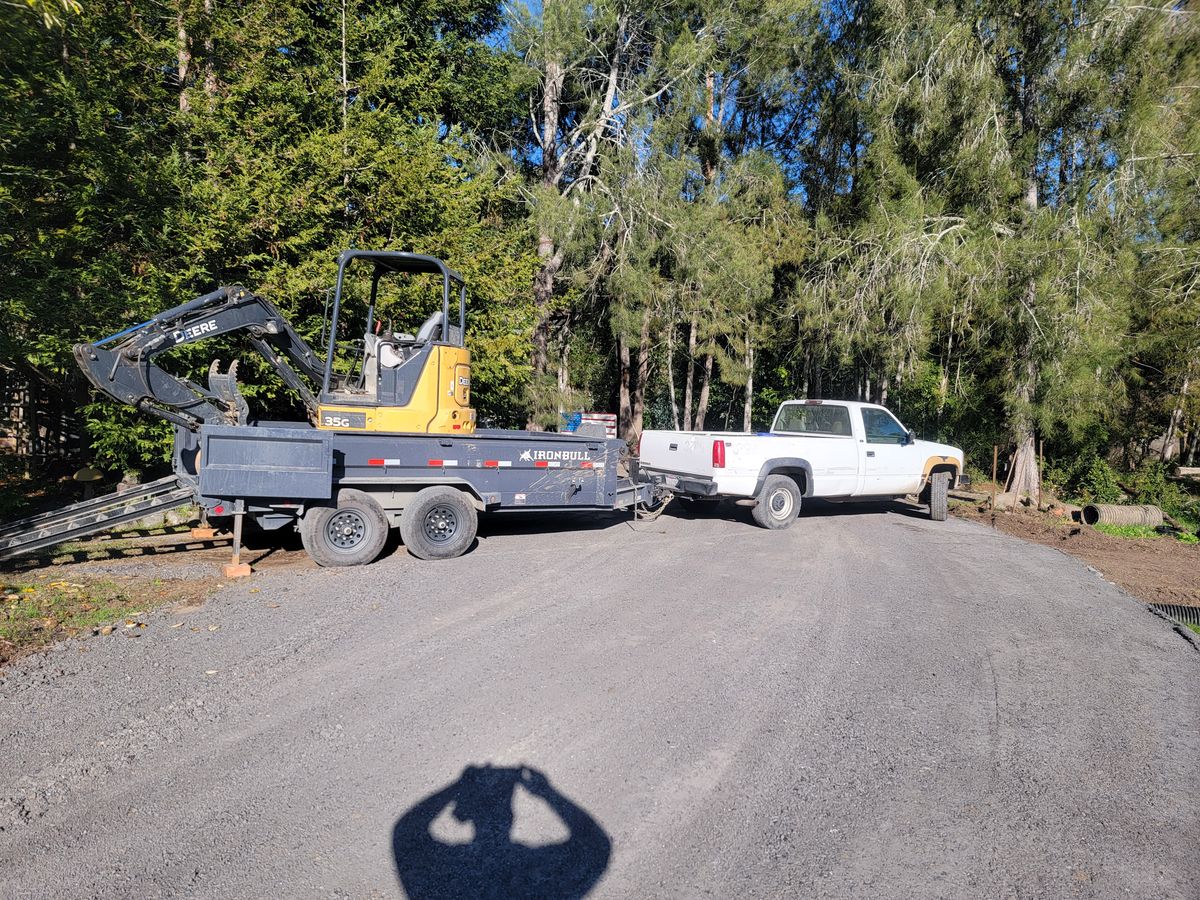 Grading for Ren Levine Construction in Novato, CA