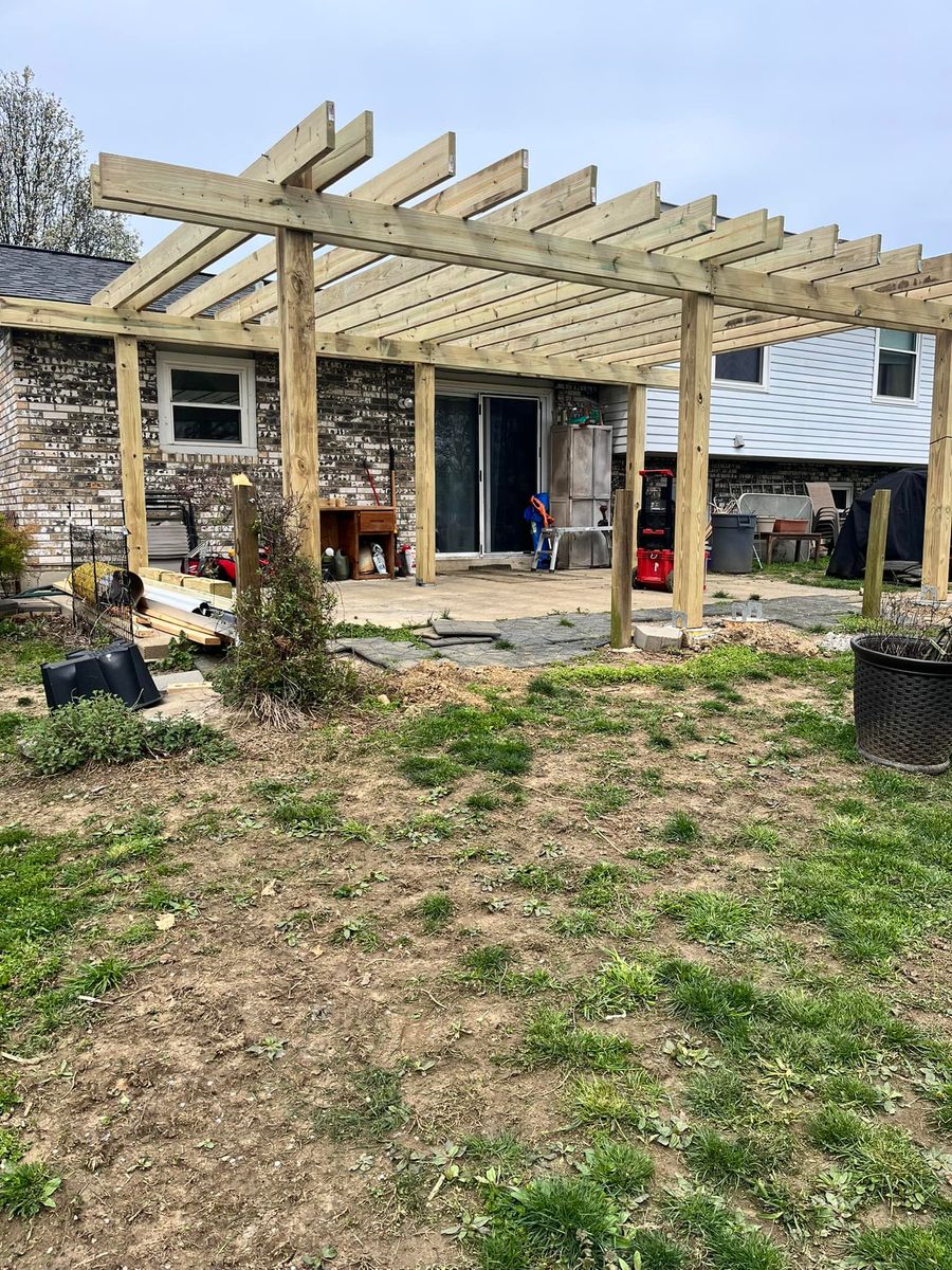 Deck & Patio Installation for A.K. Contracting in Fairfield, OH