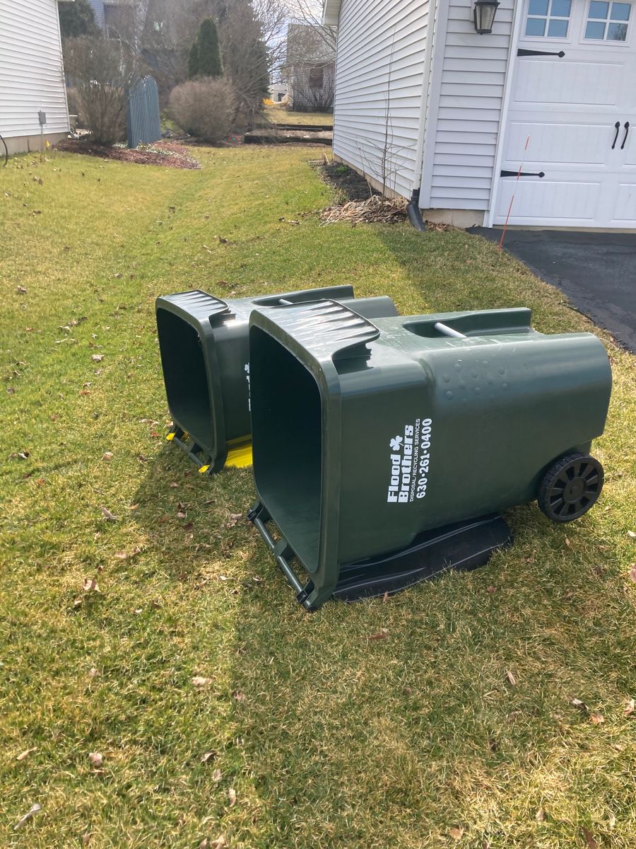 Garbage Bin Washing for J&J Power Washing and Gutter Cleaning in Geneva, IL
