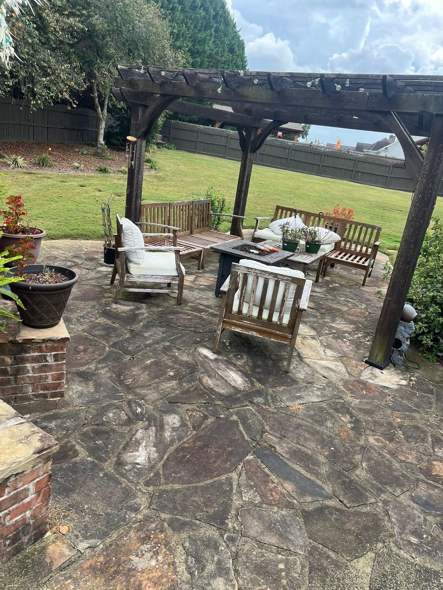 Fall and Spring Clean Ups for Adams Landscape Management Group LLC. in Loganville, GA