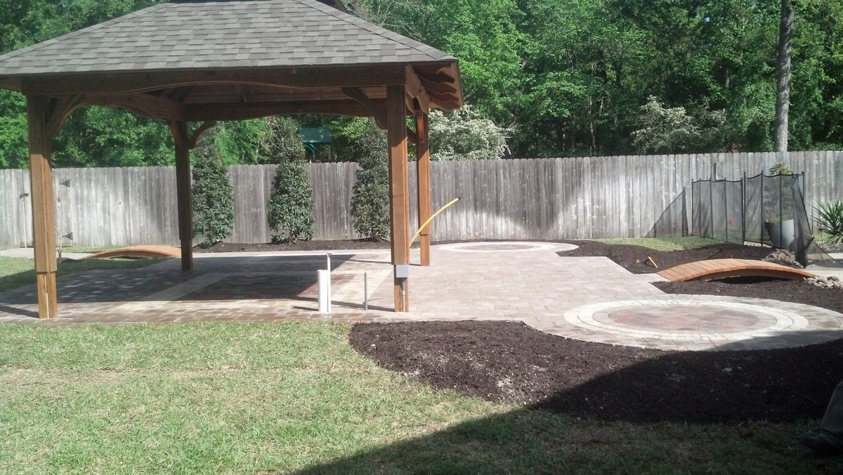 Paving for Atlas Land Design in Creekside Park, TX