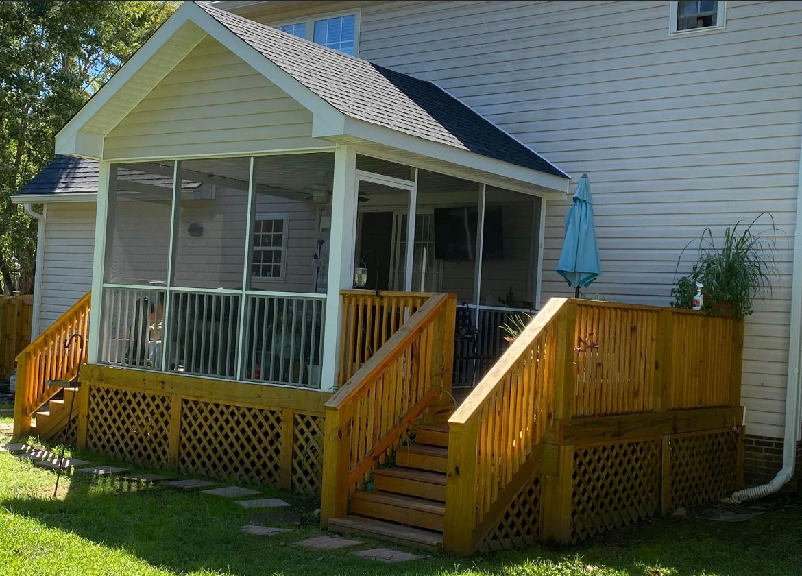 Screen Porch Installation for JB Nealy Fence in Elgin, SC