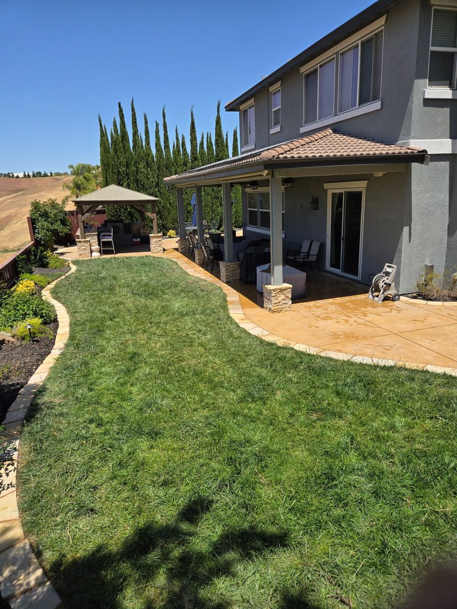 Backyard Transformation for LEBEC, Inc in Brentwood, CA