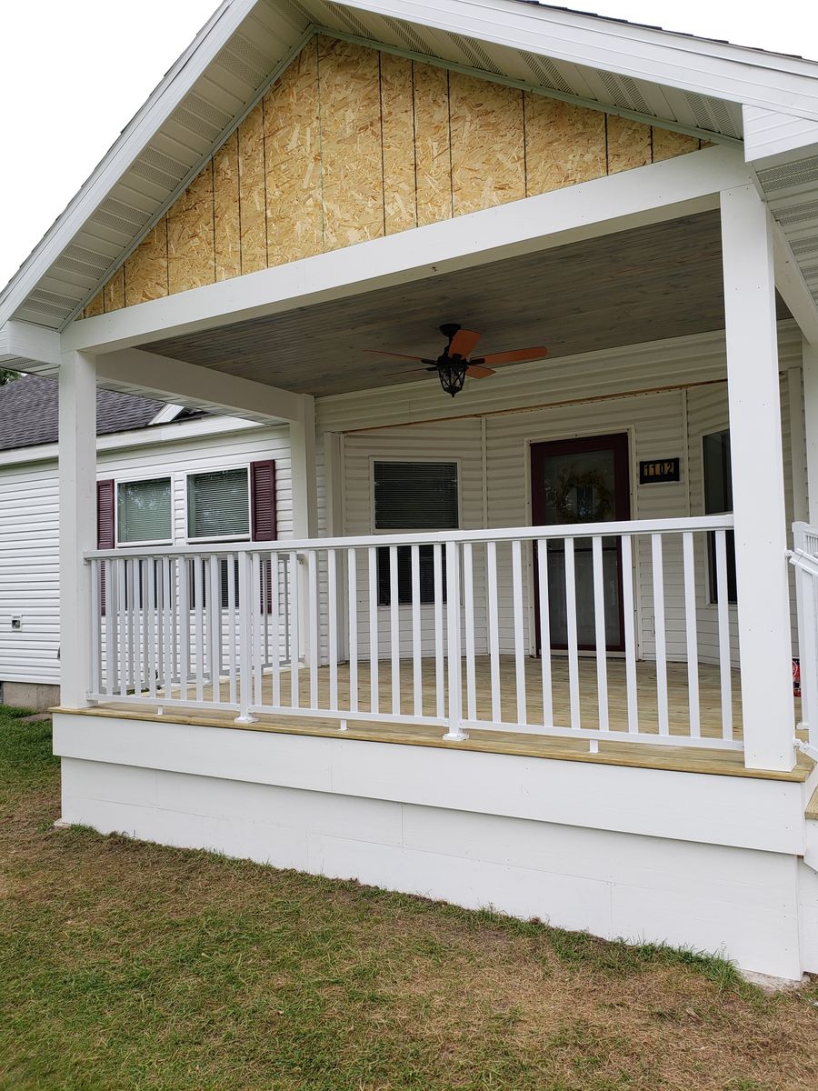Deck & Patio Installation for Kearns Construction in Cadillac, MI