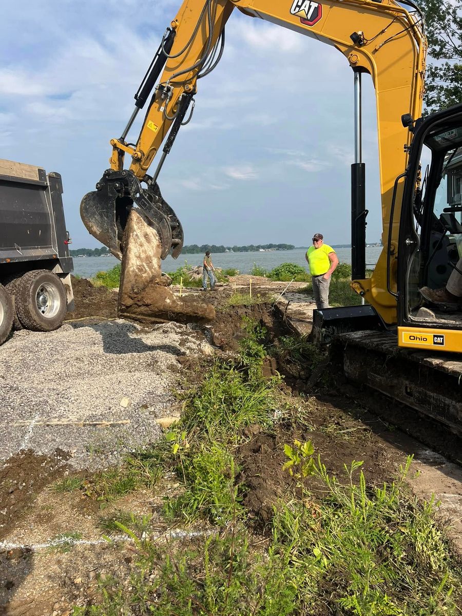 Residential & Commercial Excavation for Lamb-Coate Contracting in Bellefontaine, OH