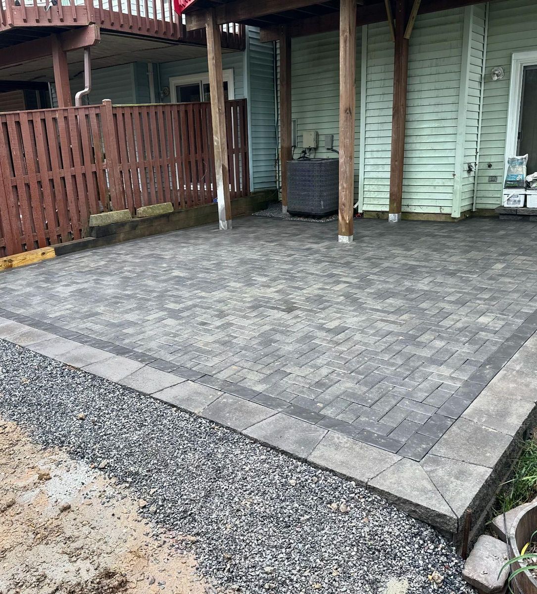 Patio Design & Construction for Matteo Hardscapes in Towson,  MD