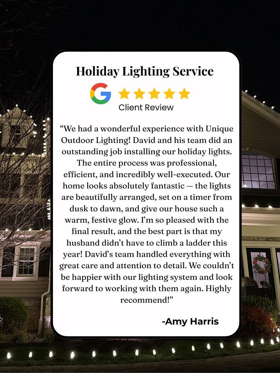 Holiday & Event Lighting for Unique Outdoor Lighting in Short Hills, NJ