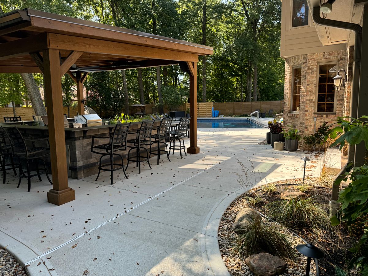 Landscape Lighting for Shaw Landscape and Design in Greenfield, IN