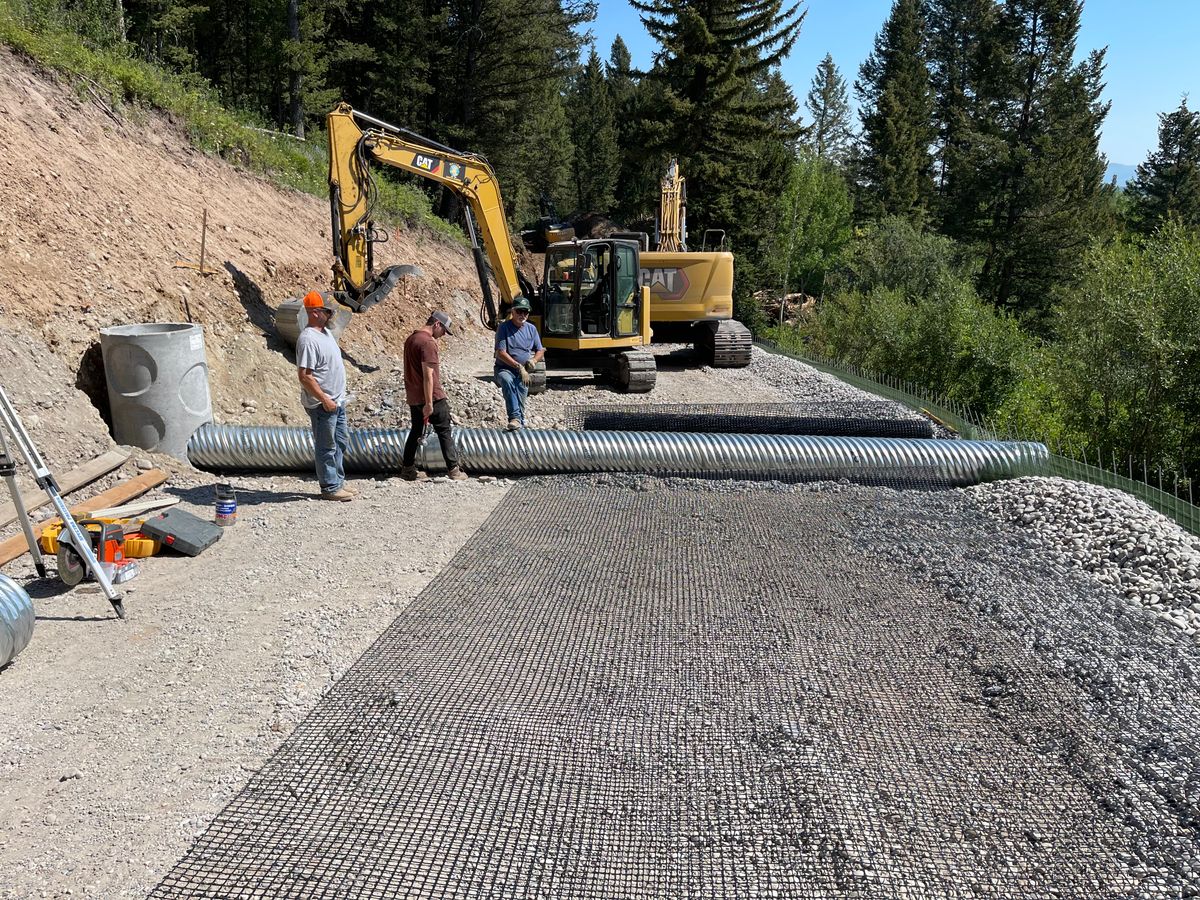 Driveway & Road Construction for Hansen Earth Works in Jackson, WY