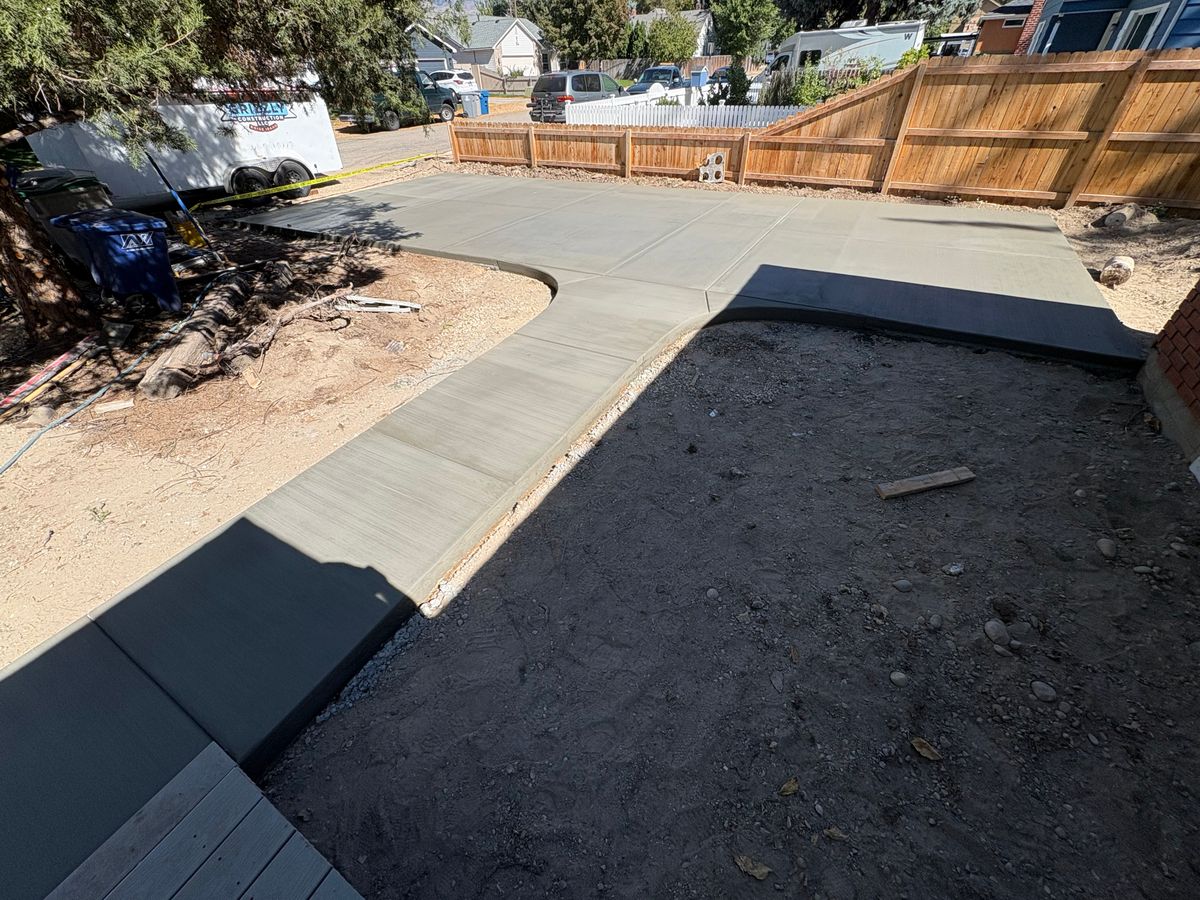 Patio Design & Installation for AMF Concrete Construction in Boise, ID