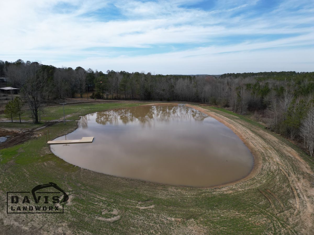 Pond Construction / Repairs for Davis Landworx in Clanton,  AL