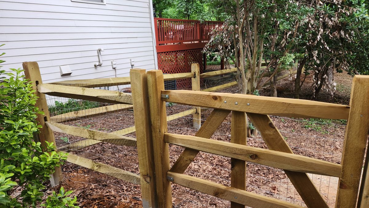 Split Rail Fence for Fence My Lawn in Charlotte, NC