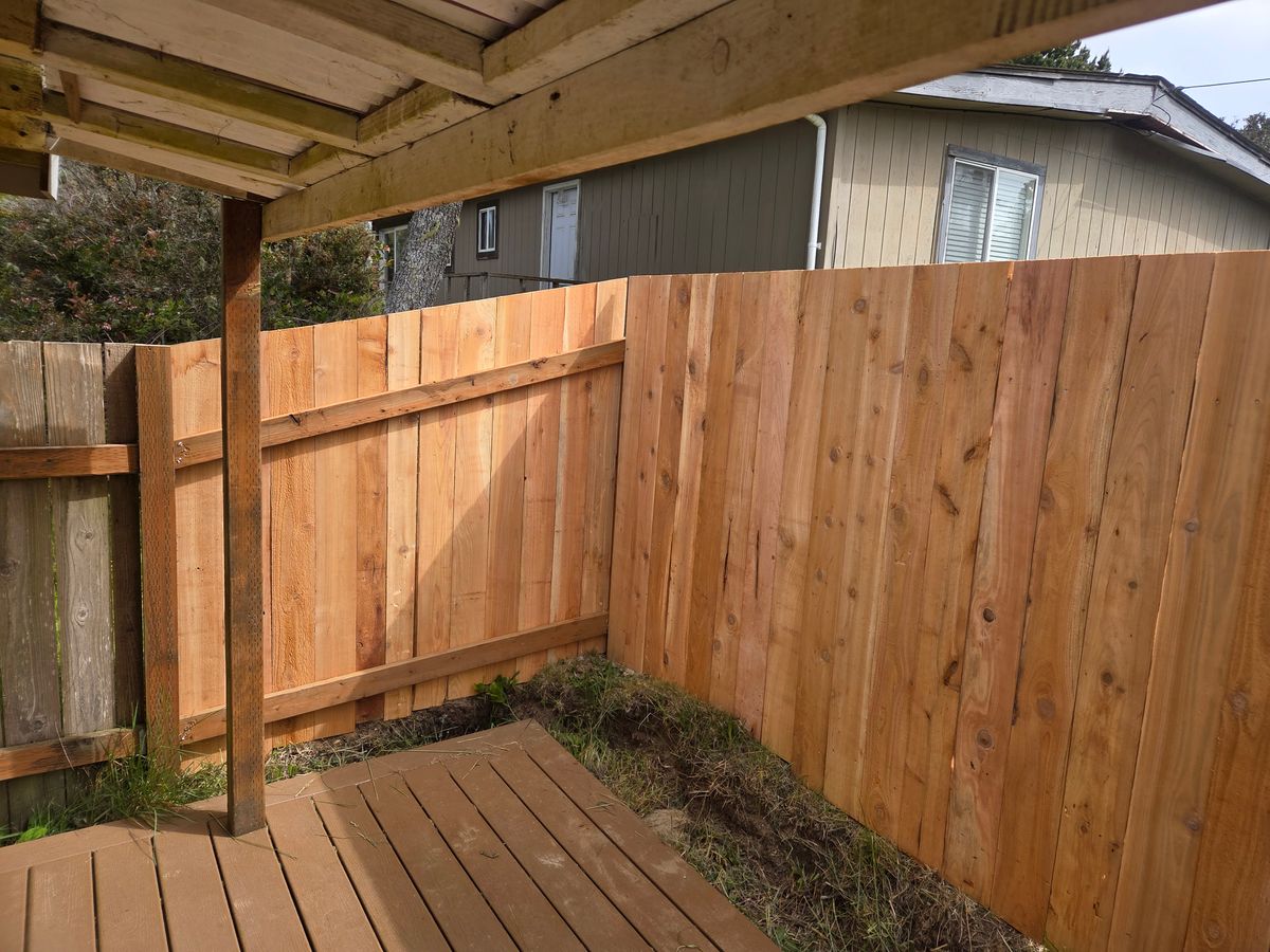 Fencing Repair & Installation for BTC Construction in Florence, OR
