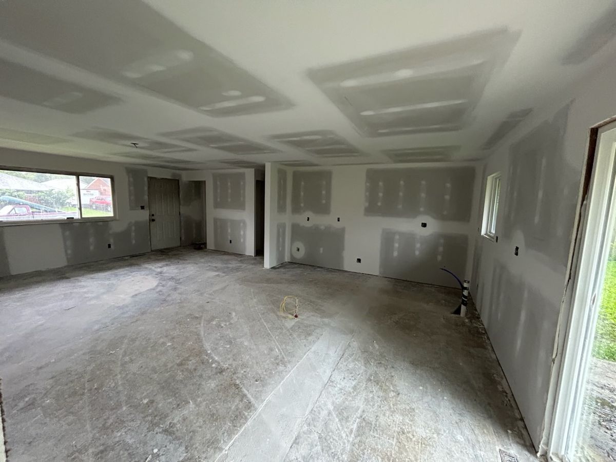 Dry Wall Work for Younce Construction in Piqua, OH