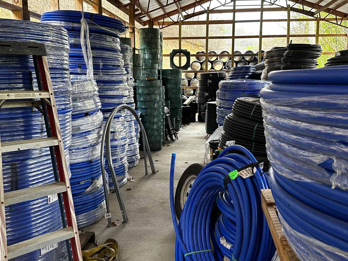 Sale of hdpe waterline for SNL AERATION in Pecks Mill,,  WV
