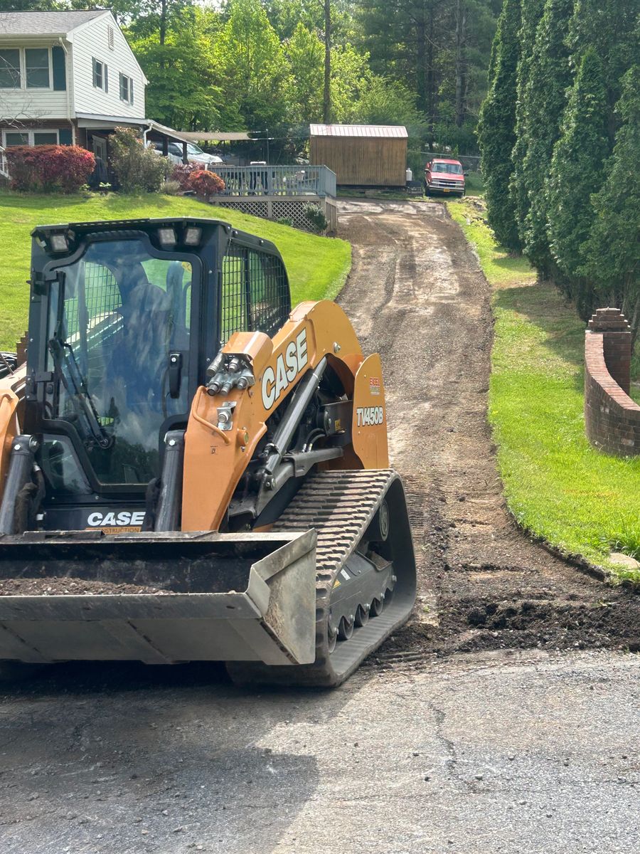 Grading for James R Carter Paving in Roanoke, VA