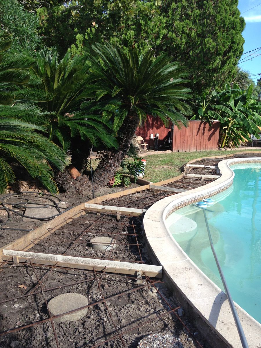 Pool Remodels for Texas Curb N Borders in Houston, TX