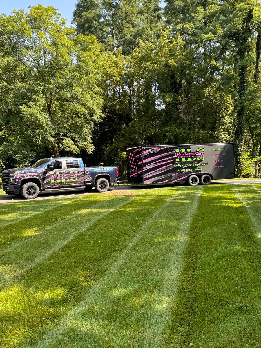 Mowing for H&L Lawn Care LLC in Twin Lakes, WI