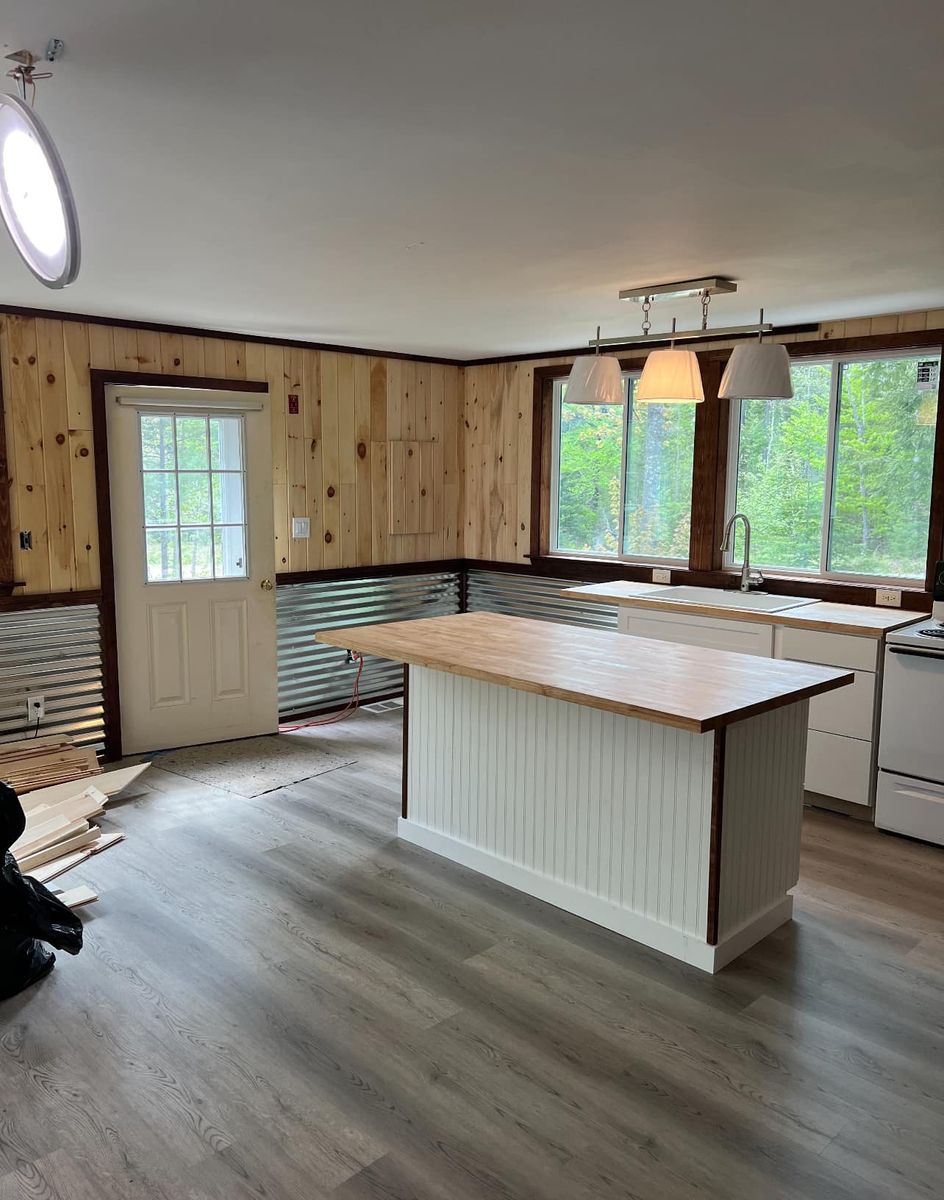 Kitchen Renovation for The Finish Group in Bangor, ME