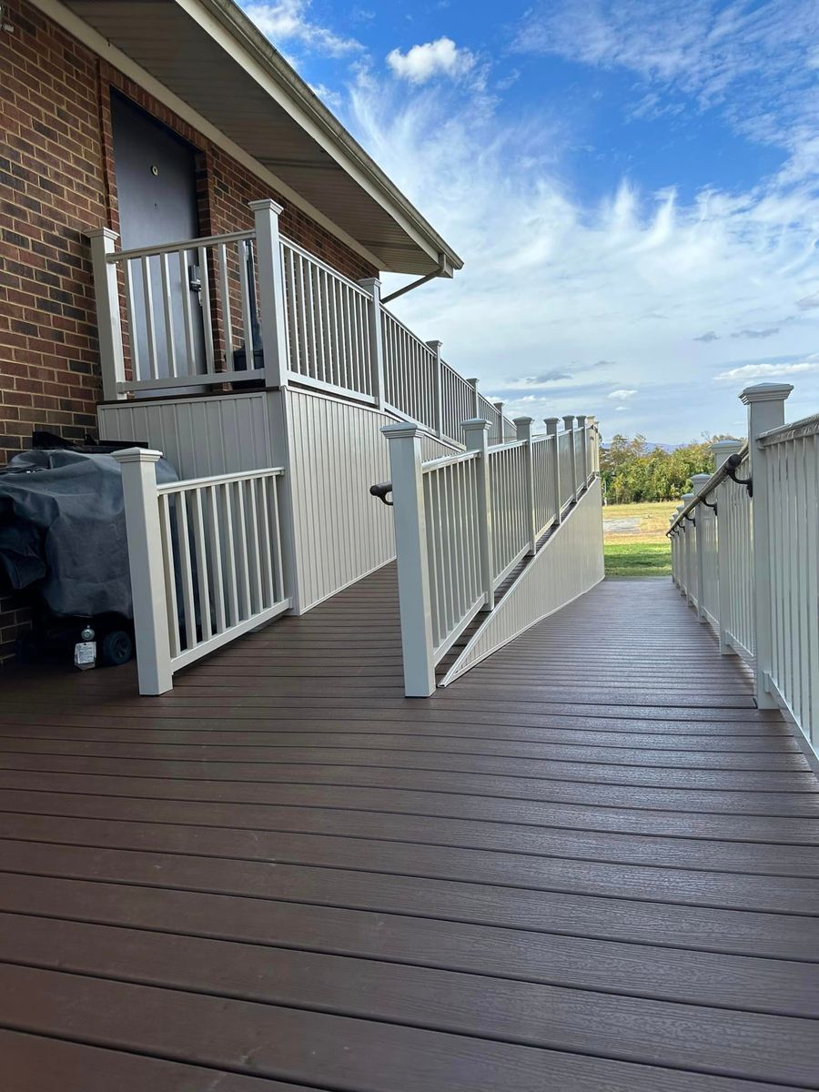 Deck & Patio Installation for Top Tier Construction in Madison Heights, VA