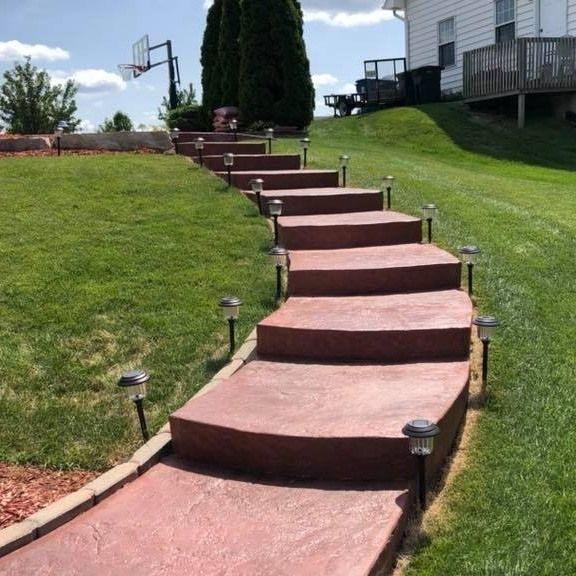 Stair Design & Installation for Fuentes Concrete Construction in Hammond, IN