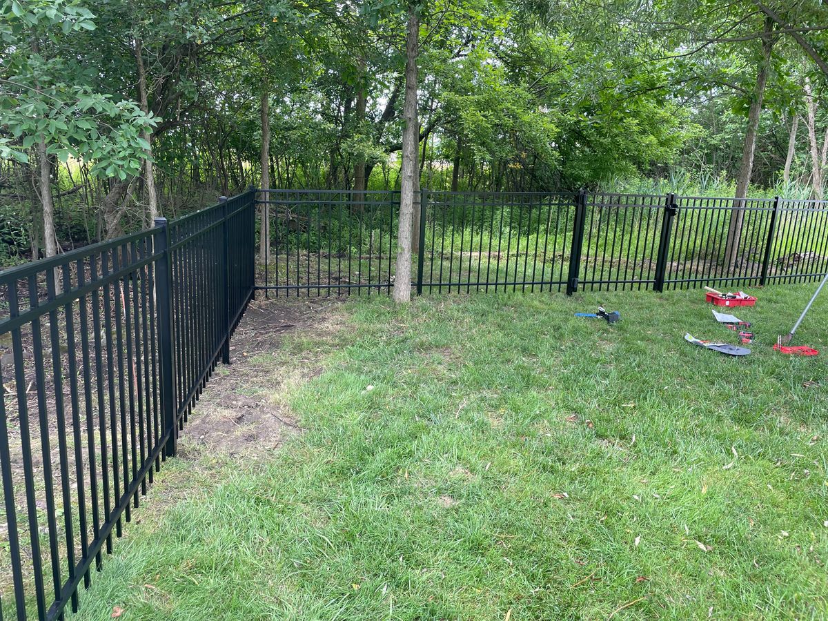 Fence Installation for TMF Services in Lapeer County, MI