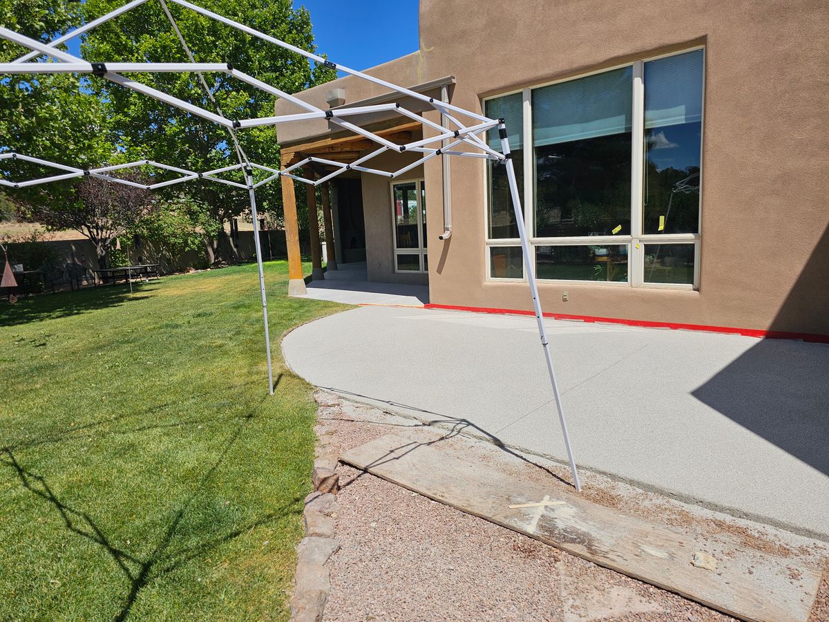 Concrete Installation for Not Just Concrete in Albuquerque, NM