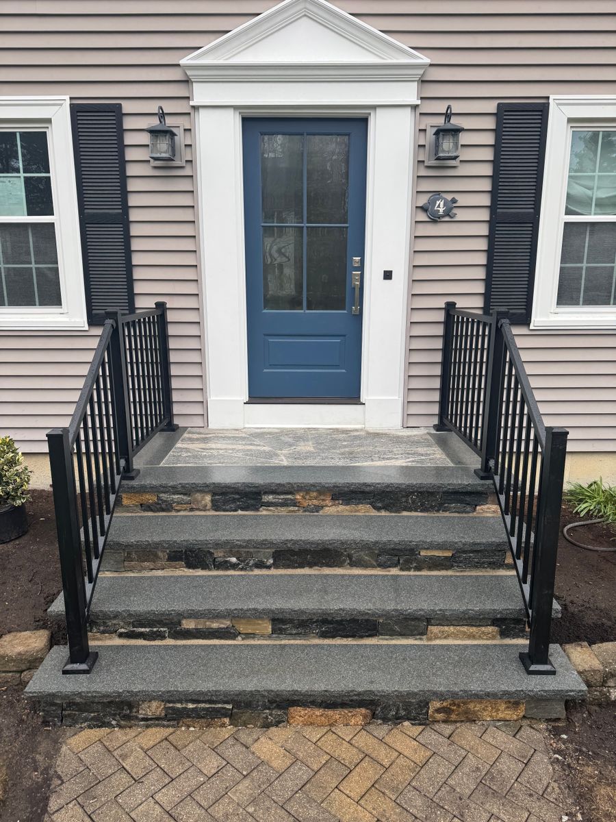 Step Installation for Gonsalves Masonry & Construction in Maynard, MA