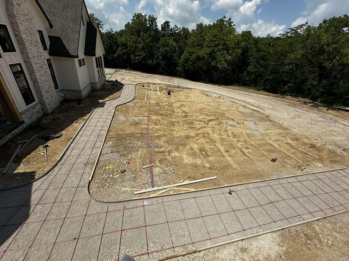 Sidewalk Installation for New Age Concrete in Perry, IA