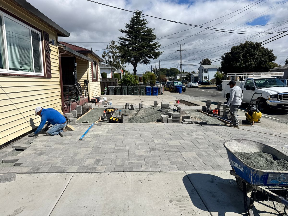 Pavers for Digging Dudes in Hayward, CA