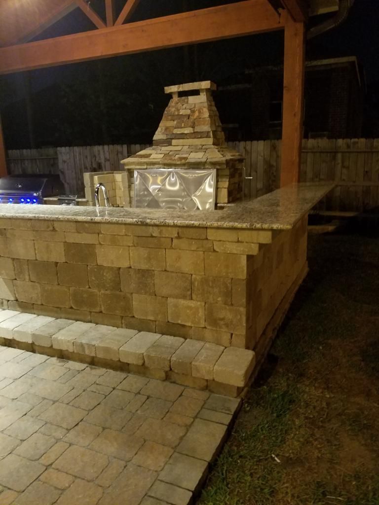 Hardscaping for Atlas Land Design in Creekside Park, TX