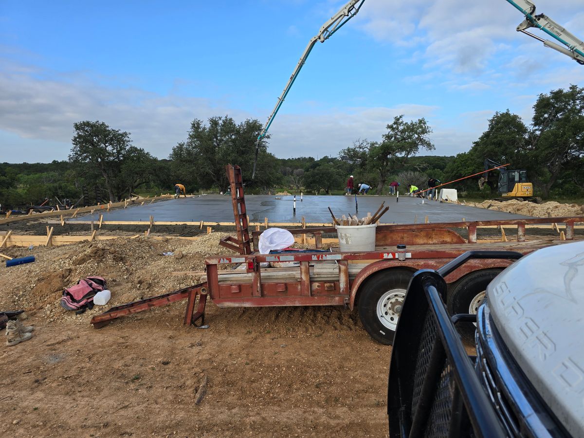 Site Preparation for Evant Backhoe & Construction in Evant, TX