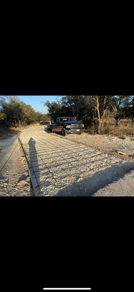 Driveway Design & Build for Jay-T Construction in Burnet, TX