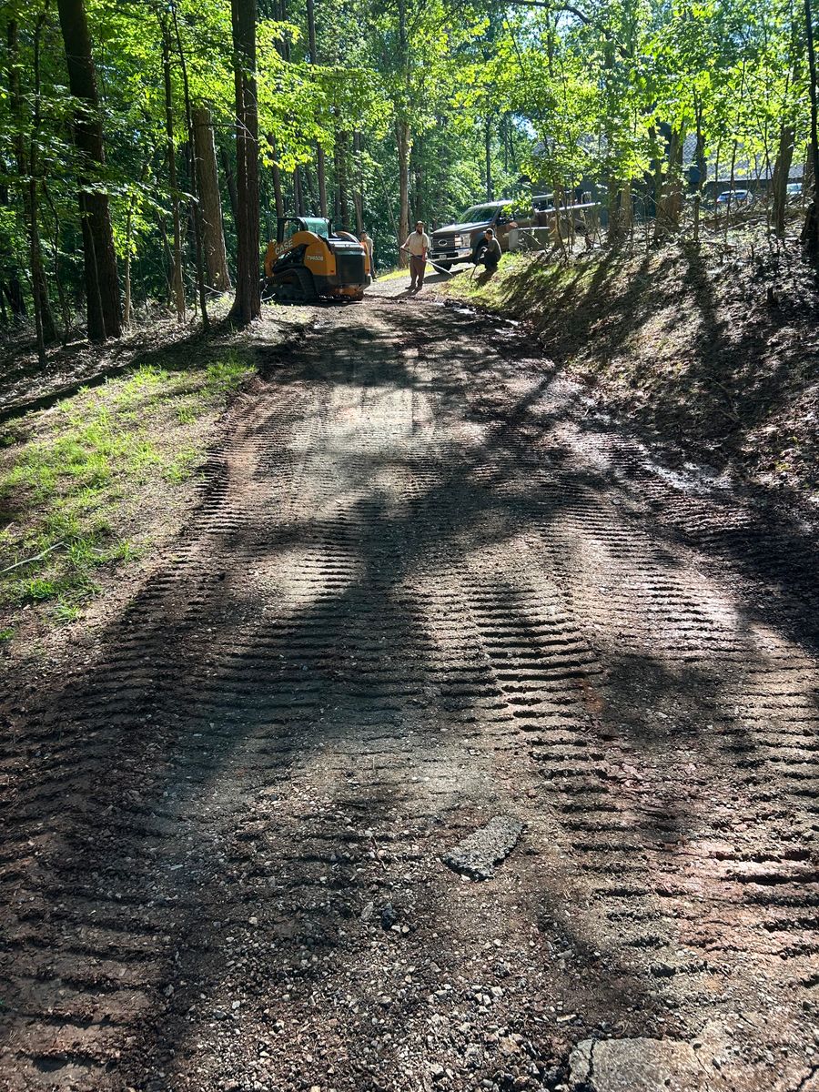 Grading for James R Carter Paving in Roanoke, VA