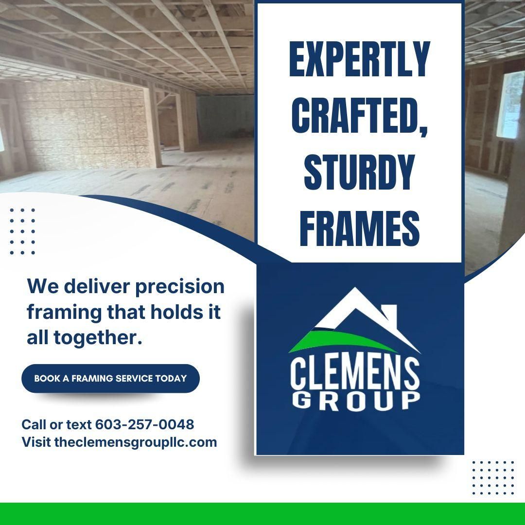 Framing for TCG ROOFING & EXTERIOR SOLUTIONS in Salem, NH