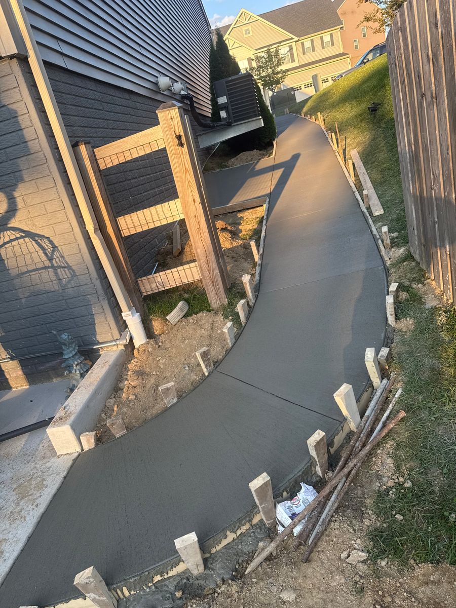 Landscape Installation for RDR Landscaping in Baltimore, MD