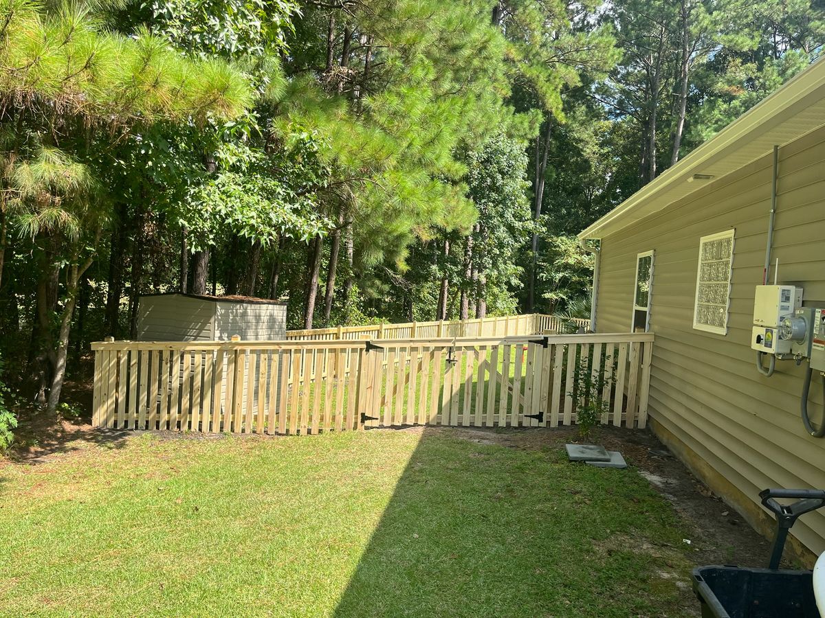 Fencing for Veteran Home Solutions in Summerville, SC