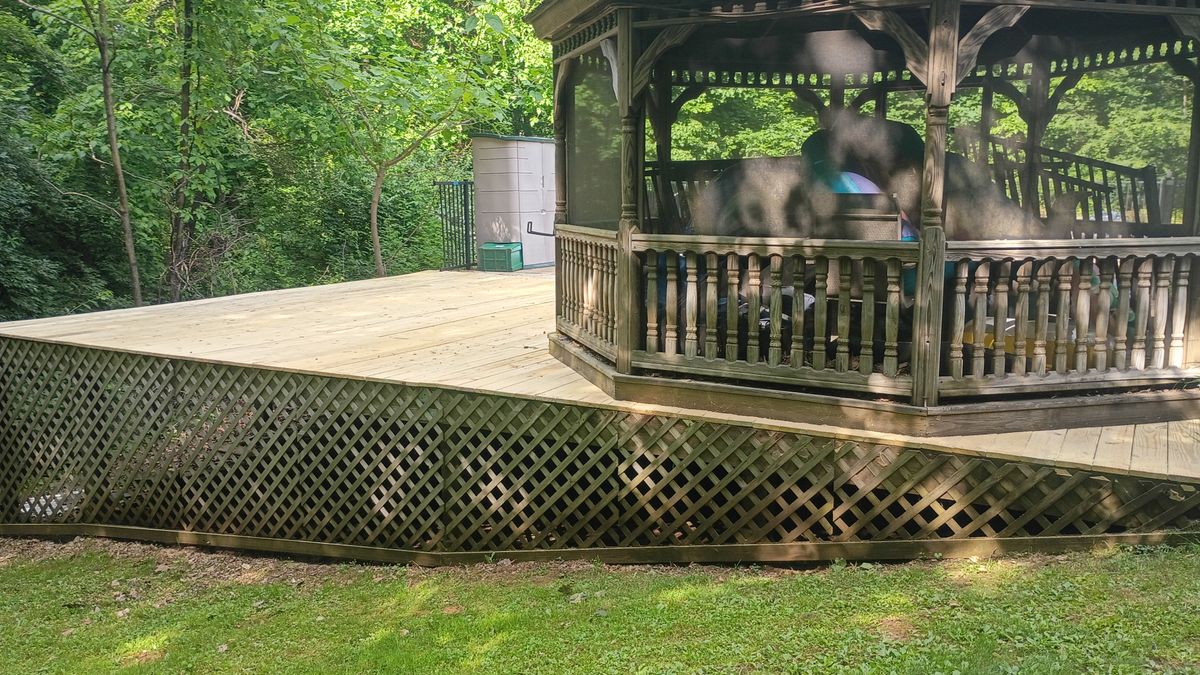 Deck Construction for Phillip's Home Improvements and Renovations in Lancaster, PA