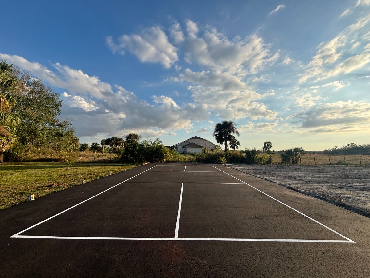 Striping for Stanley & Sons Pavement in Naples, FL