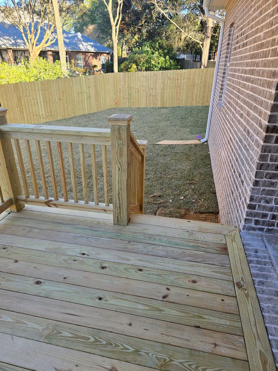 Fence Installation for Phillips Fencing Solutions in Pensacola, FL