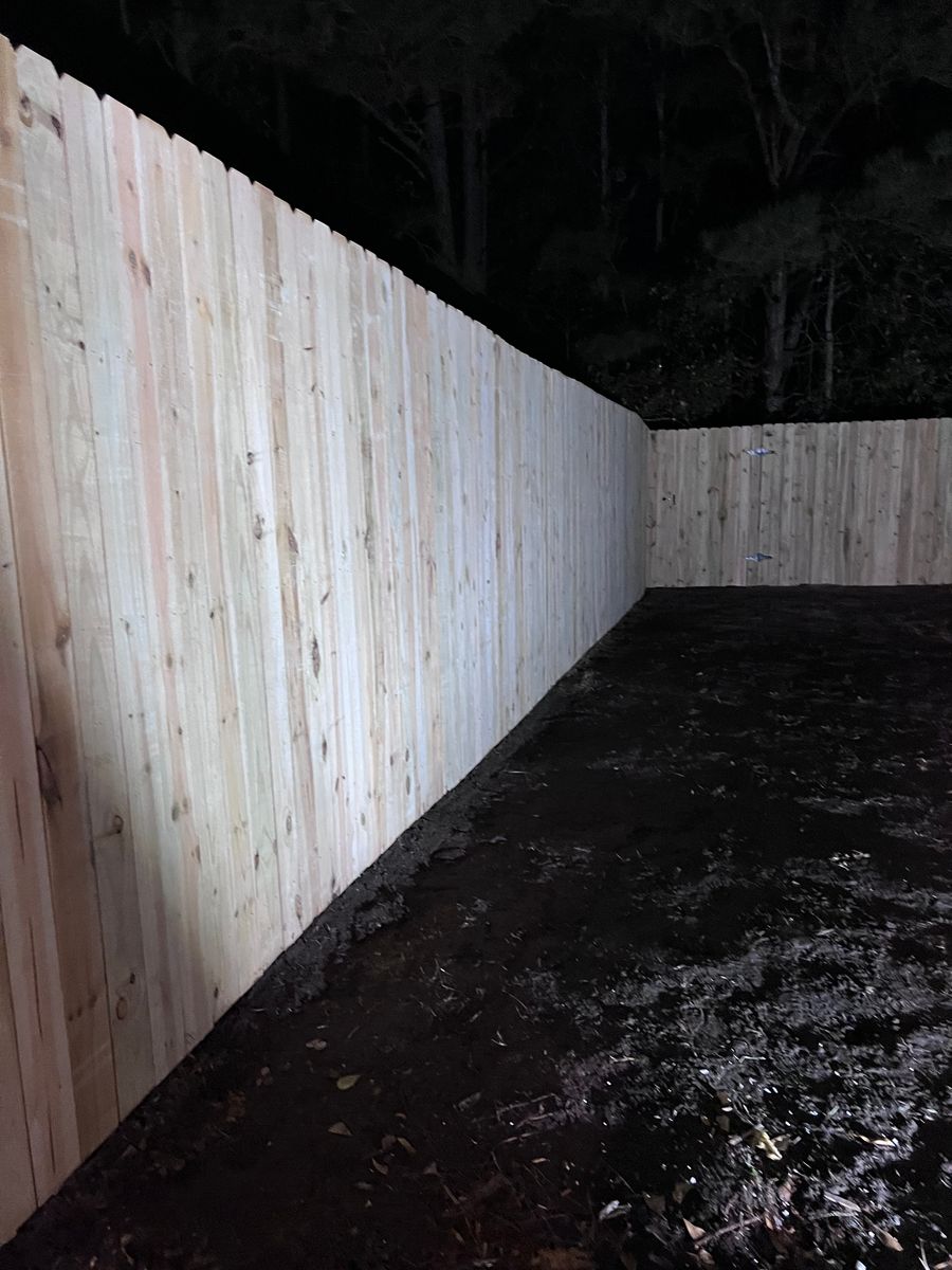 Fence Installation and repair for A&A Property Maintenance in Jacksonville, NC