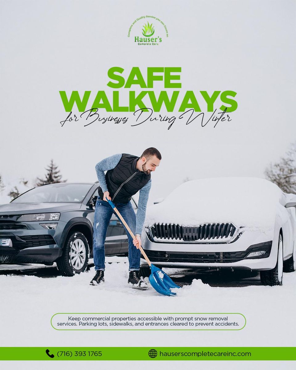 Commercial & Residential Snowplowing for Hauser's Complete Care INC in Lancaster, NY