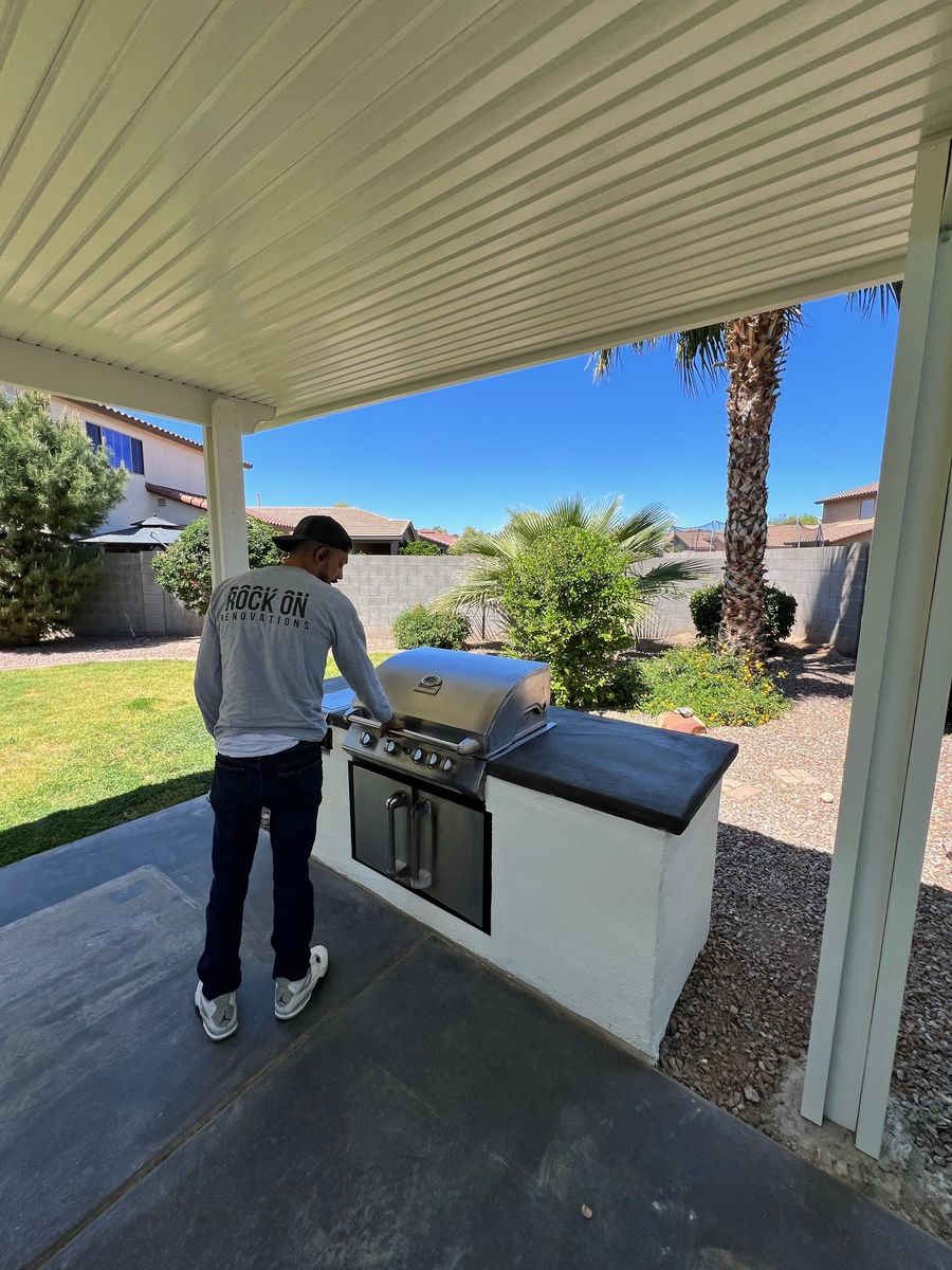 Outdoor Living Spaces, Deck & Patio Installation for Rock On Renovations in Scottsdale, AZ