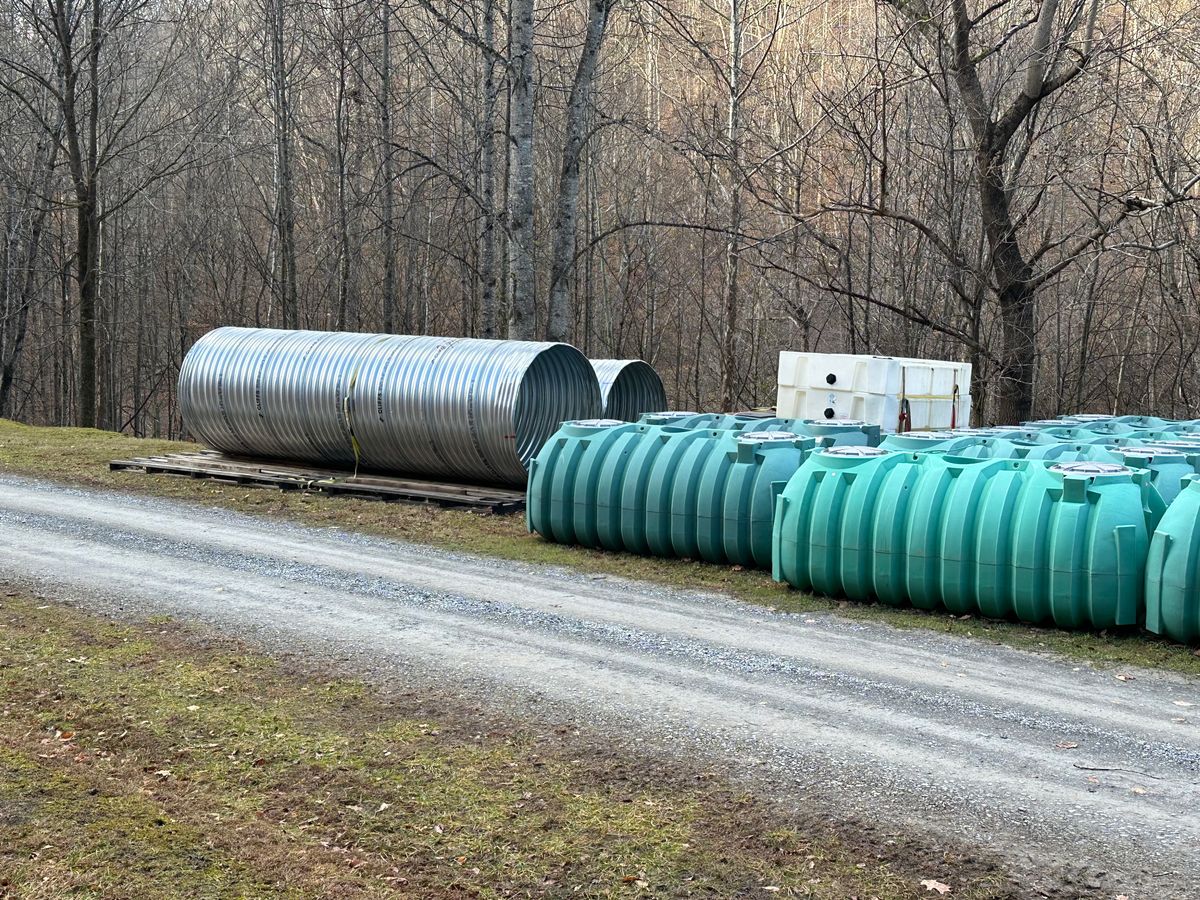 Sale of hdpe waterline for SNL AERATION in Pecks Mill,,  WV