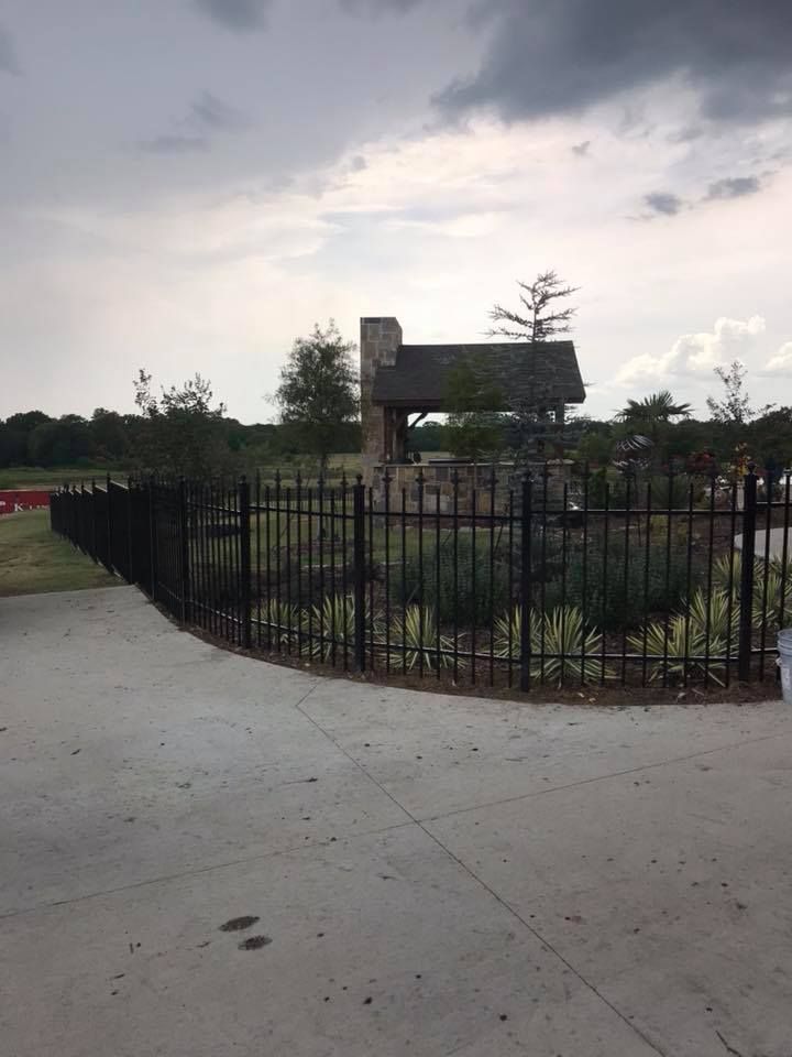 Wrought Iron Fencing for Faith Fence and Fabrication Inc. in Gunter, TX