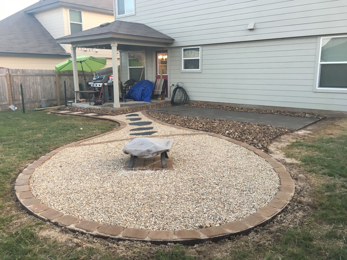 Landscaping for UBER FORCE in San Antonio, TX