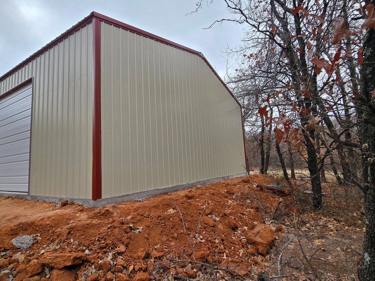 Oklahoma Commercial Steel Buildings (warehouses, agricultural, aviation, strip malls) for A-N-H Construction LLC in Oklahoma City, OK