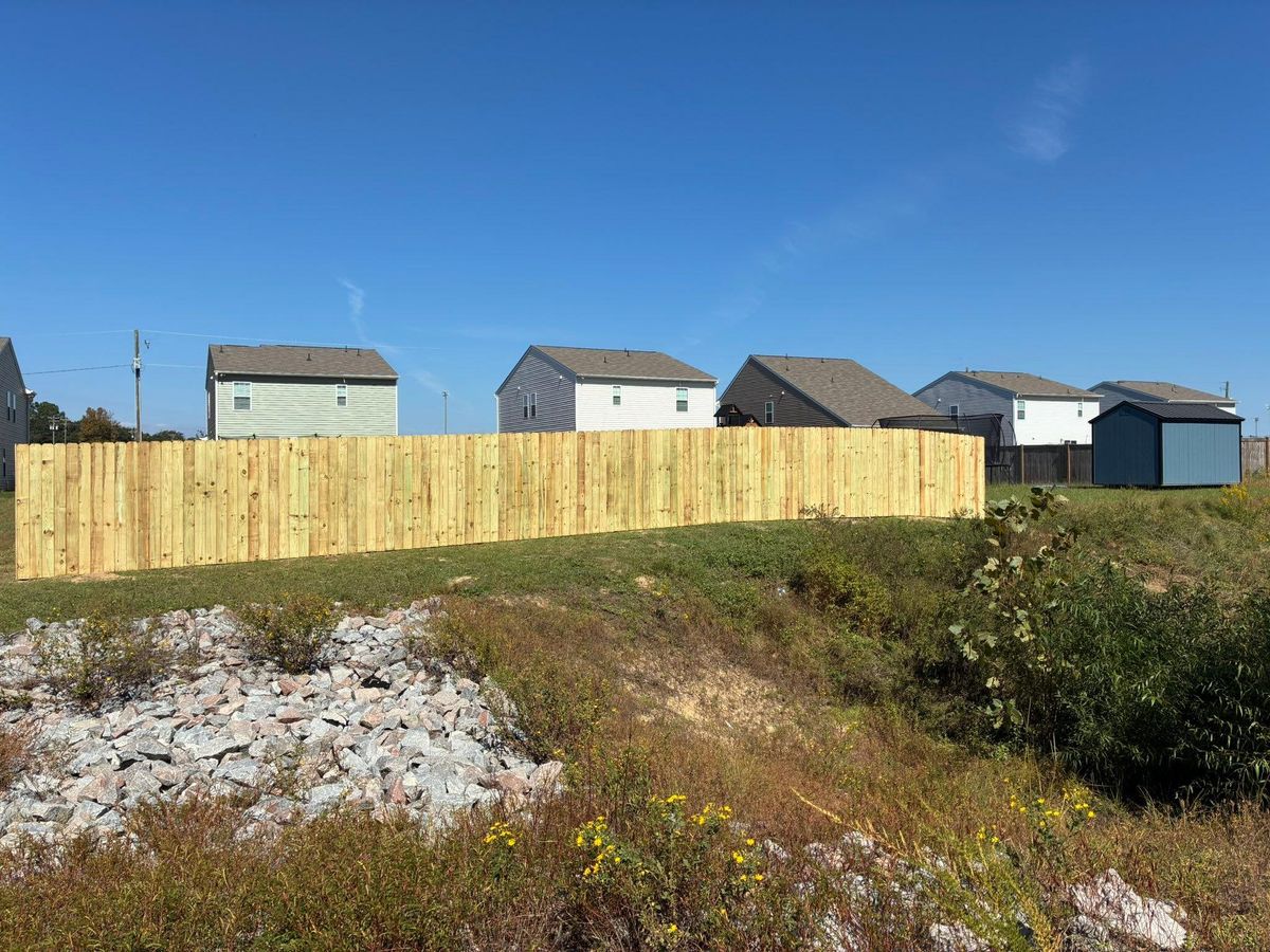Fence Installation for JB Nealy Fence in Elgin, SC